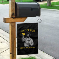 Justice For Lemon Pound Cake Garden Flag Vintage Rap Free Speech