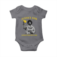 Justice For Lemon Pound Cake Baby Onesie Vintage Rap Free Speech