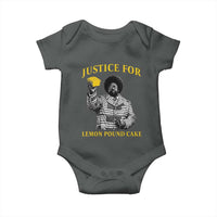Justice For Lemon Pound Cake Baby Onesie Vintage Rap Free Speech