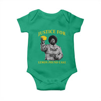 Justice For Lemon Pound Cake Baby Onesie Vintage Rap Free Speech