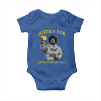 Justice For Lemon Pound Cake Baby Onesie Vintage Rap Free Speech