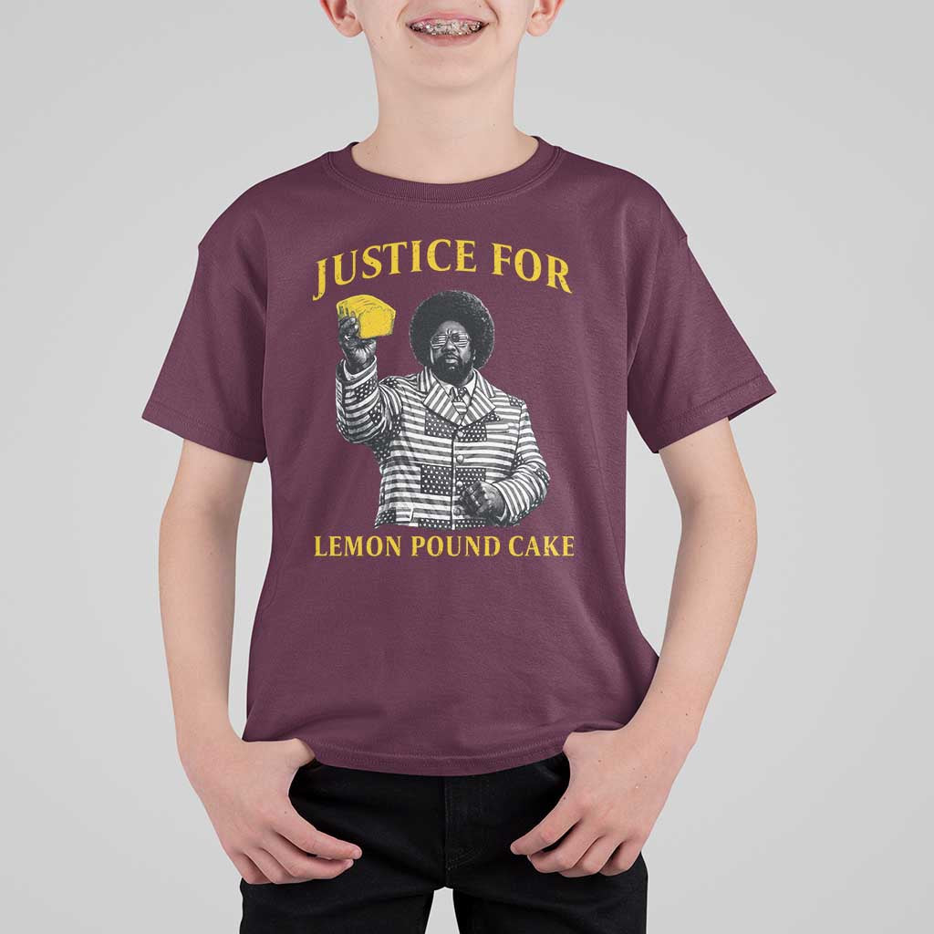 Justice For Lemon Pound Cake T Shirt For Kid Vintage Rap Free Speech