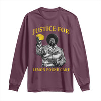 Justice For Lemon Pound Cake Long Sleeve Shirt Vintage Rap Free Speech