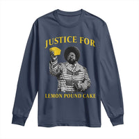 Justice For Lemon Pound Cake Long Sleeve Shirt Vintage Rap Free Speech