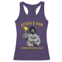 Justice For Lemon Pound Cake Racerback Tank Top Vintage Rap Free Speech
