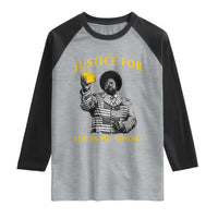 Justice For Lemon Pound Cake Raglan Shirt Vintage Rap Free Speech