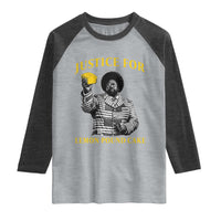 Justice For Lemon Pound Cake Raglan Shirt Vintage Rap Free Speech
