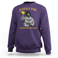 Justice For Lemon Pound Cake Sweatshirt Vintage Rap Free Speech