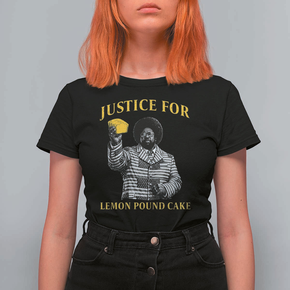 Justice For Lemon Pound Cake T Shirt For Women Vintage Rap Free Speech
