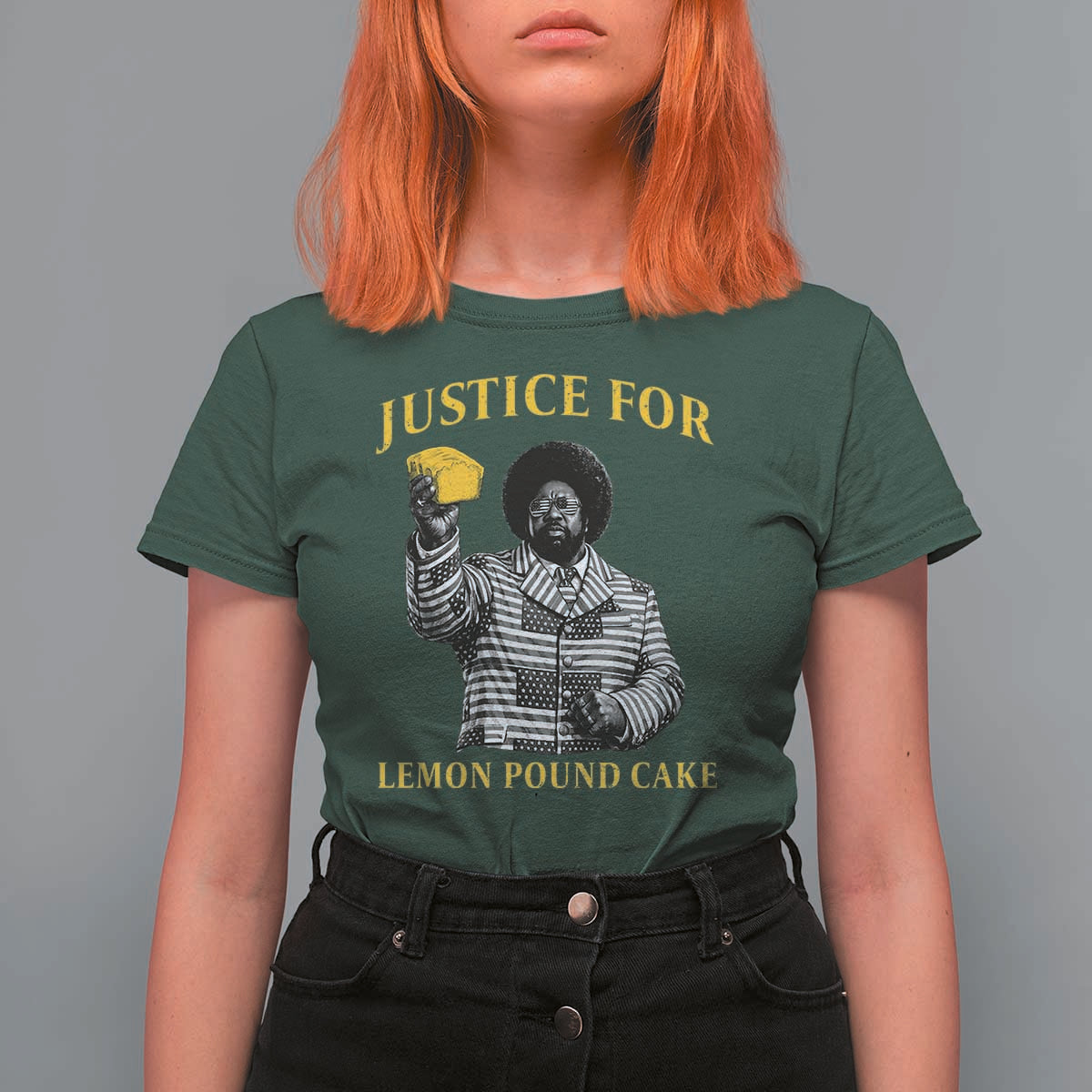 Justice For Lemon Pound Cake T Shirt For Women Vintage Rap Free Speech