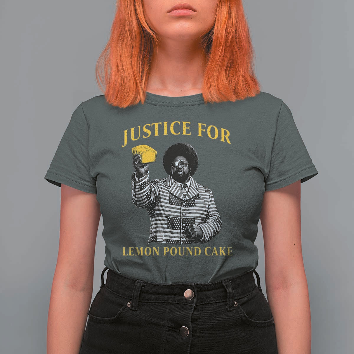 Justice For Lemon Pound Cake T Shirt For Women Vintage Rap Free Speech