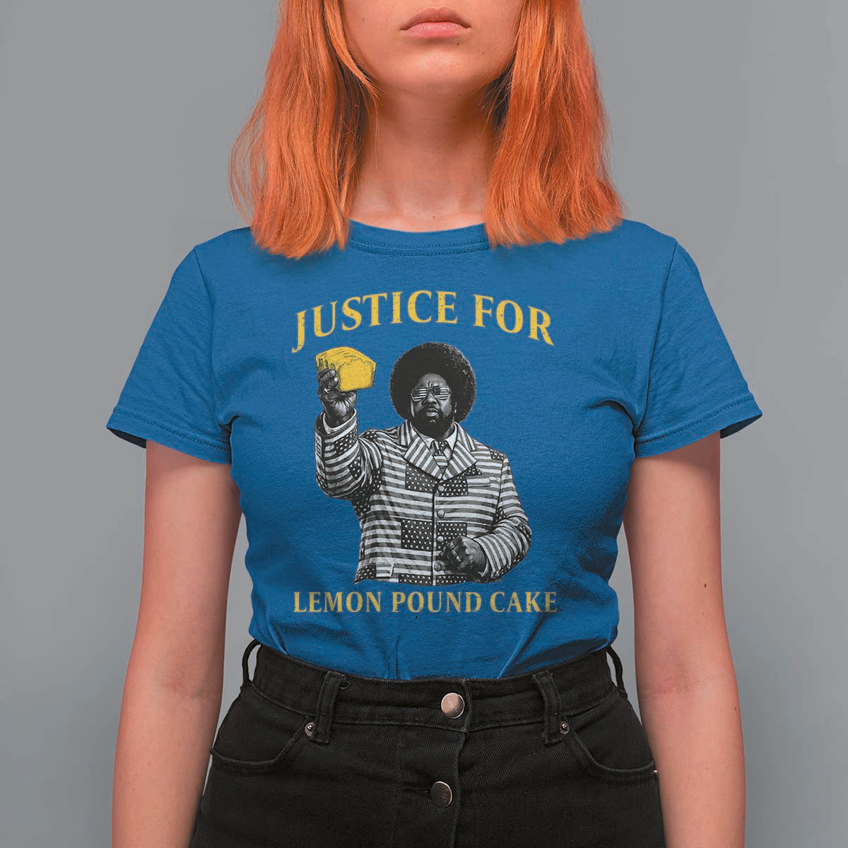 Justice For Lemon Pound Cake T Shirt For Women Vintage Rap Free Speech