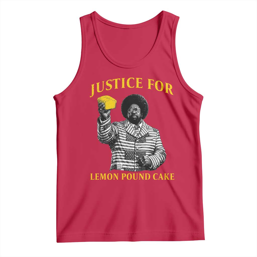Justice For Lemon Pound Cake Tank Top Vintage Rap Free Speech