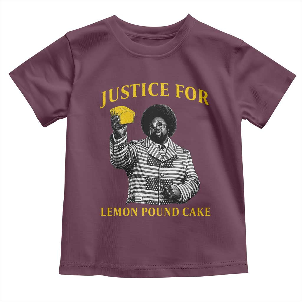 Justice For Lemon Pound Cake Toddler T Shirt Vintage Rap Free Speech