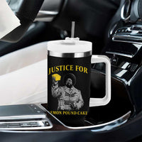 Justice For Lemon Pound Cake Tumbler With Handle Vintage Rap Free Speech