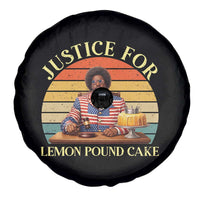 Justice For Lemon Pound Cake Spare Tire Cover Retro Rap Free Speech