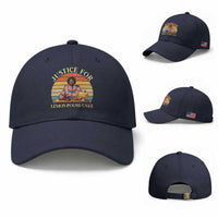 Justice For Lemon Pound Cake Baseball Cap Retro Rap Free Speech