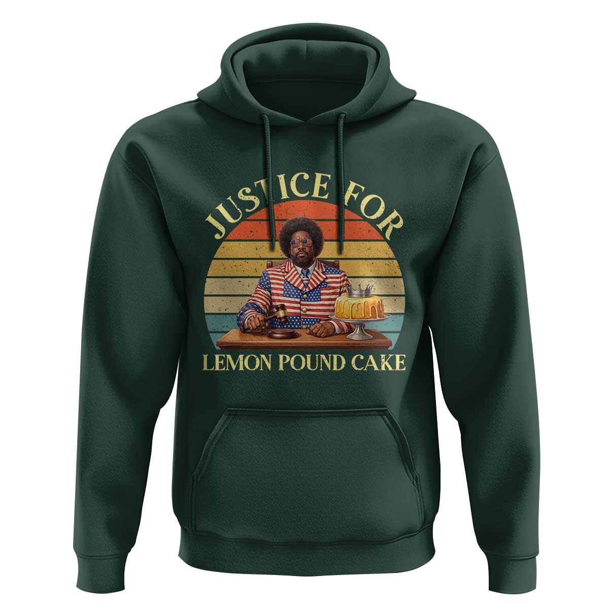 Justice For Lemon Pound Cake Hoodie Retro Rap Free Speech