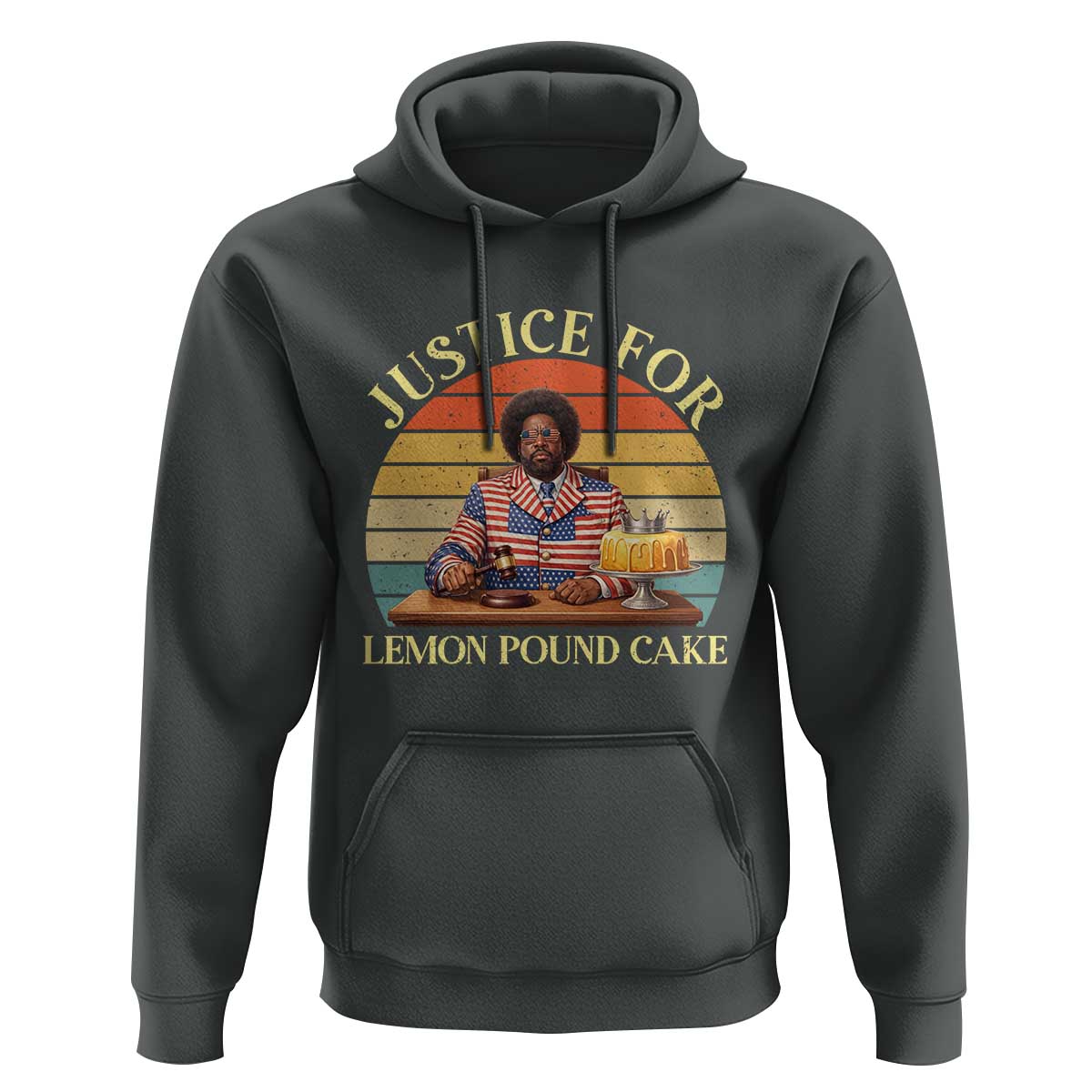Justice For Lemon Pound Cake Hoodie Retro Rap Free Speech