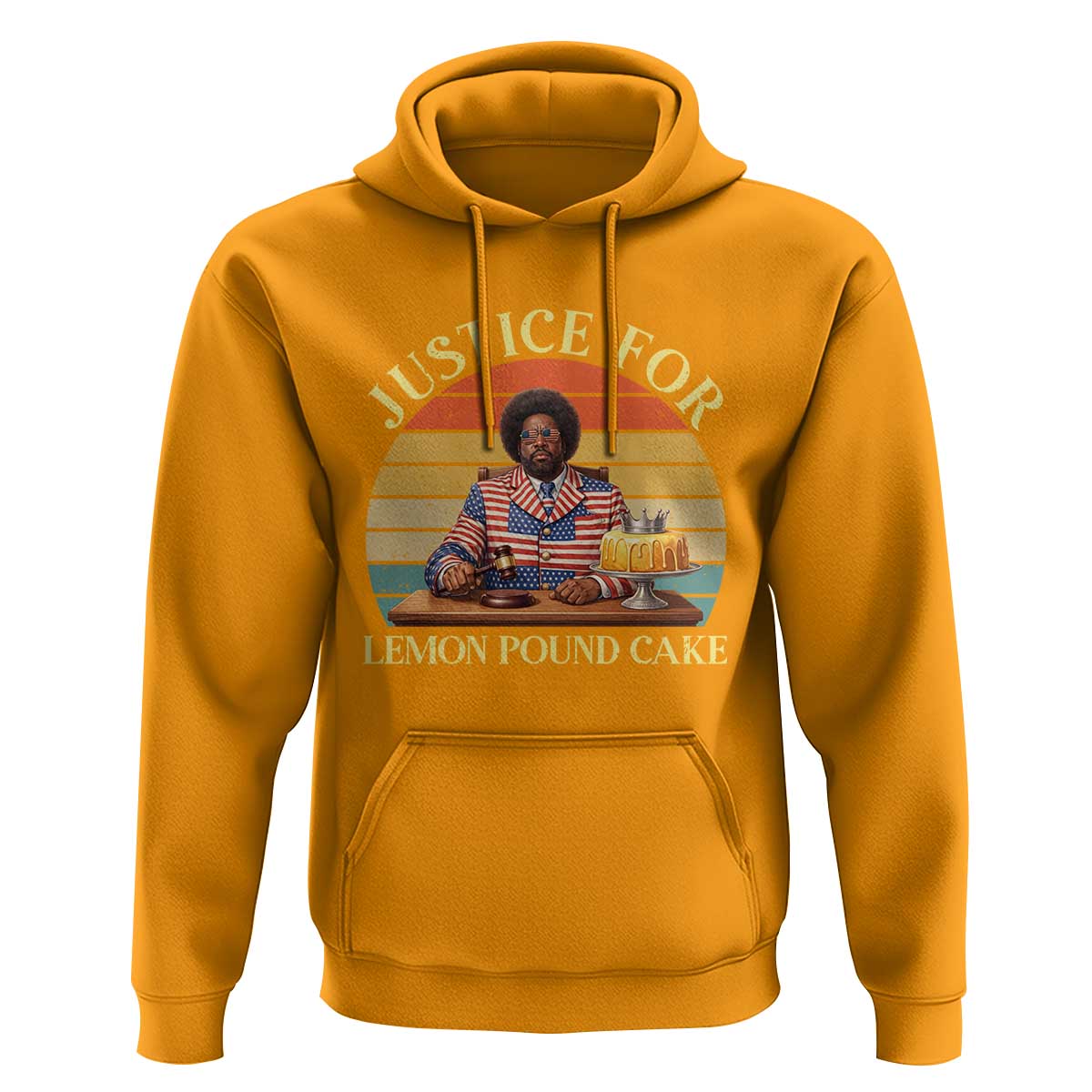 Justice For Lemon Pound Cake Hoodie Retro Rap Free Speech