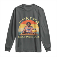 Justice For Lemon Pound Cake Long Sleeve Shirt Retro Rap Free Speech