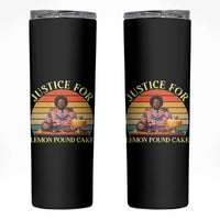 Justice For Lemon Pound Cake Skinny Tumbler Retro Rap Free Speech