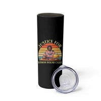 Justice For Lemon Pound Cake Skinny Tumbler Retro Rap Free Speech