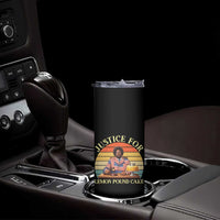 Justice For Lemon Pound Cake Skinny Tumbler Retro Rap Free Speech