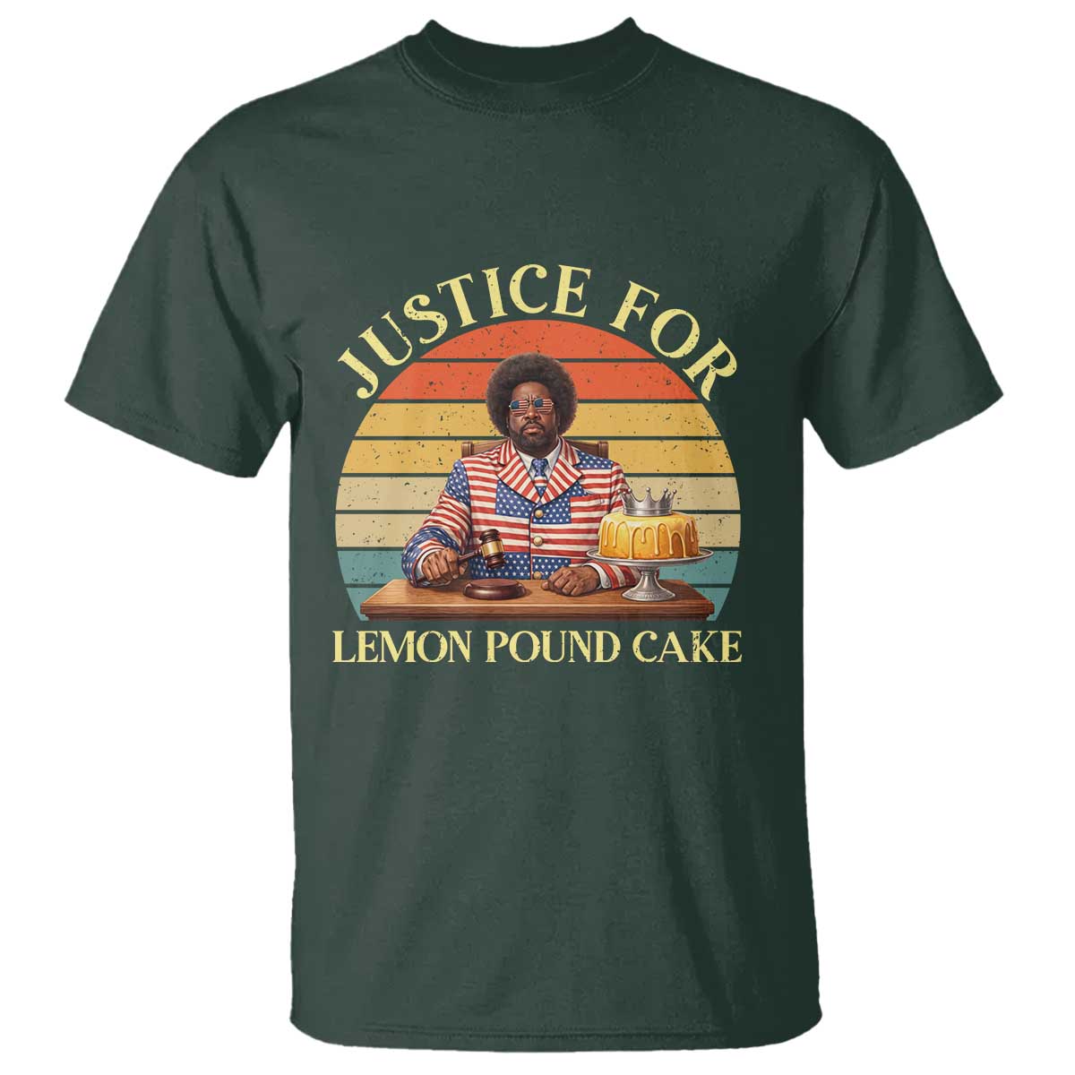 Justice For Lemon Pound Cake T Shirt Retro Rap Free Speech