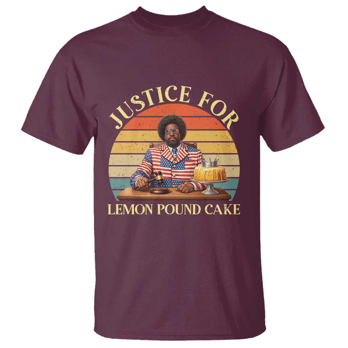 Justice For Lemon Pound Cake T Shirt Retro Rap Free Speech