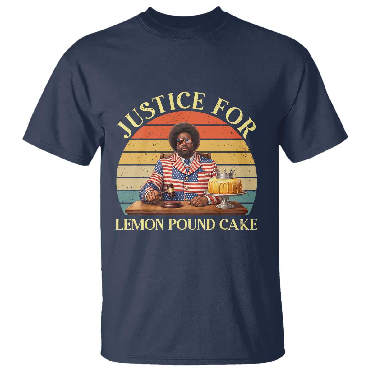 Justice For Lemon Pound Cake T Shirt Retro Rap Free Speech