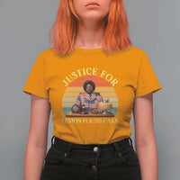 Justice For Lemon Pound Cake T Shirt For Women Retro Rap Free Speech