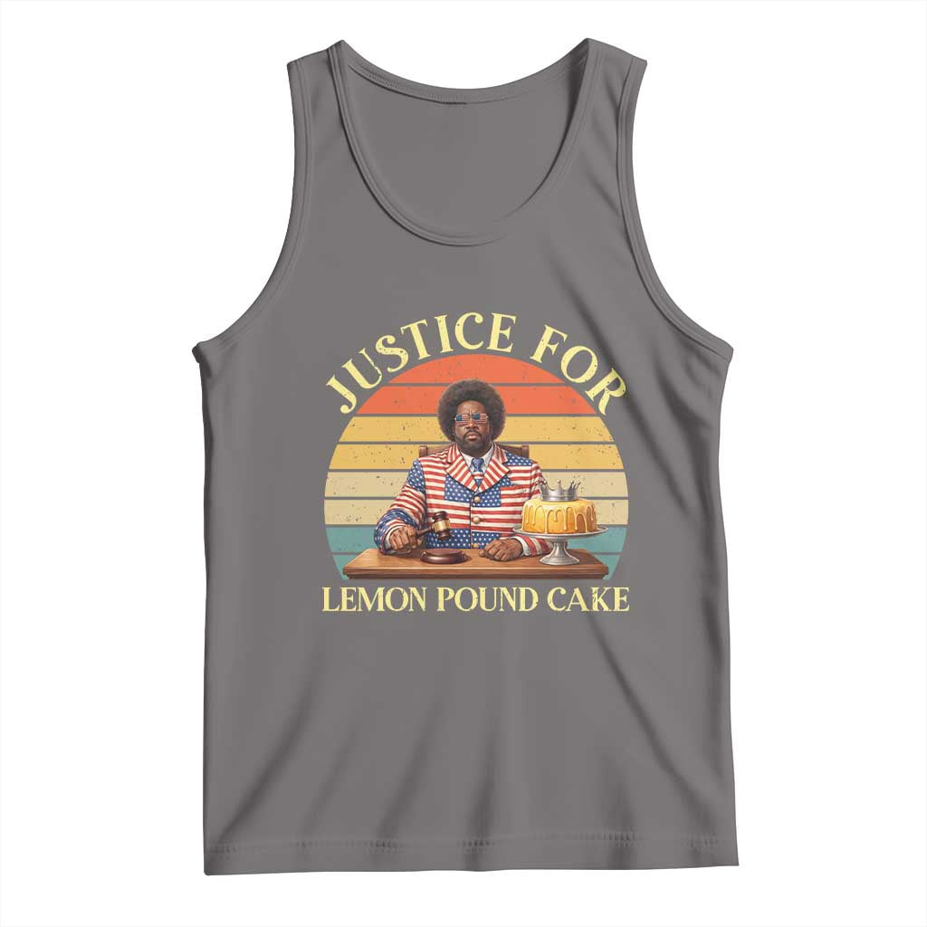 Justice For Lemon Pound Cake Tank Top Retro Rap Free Speech