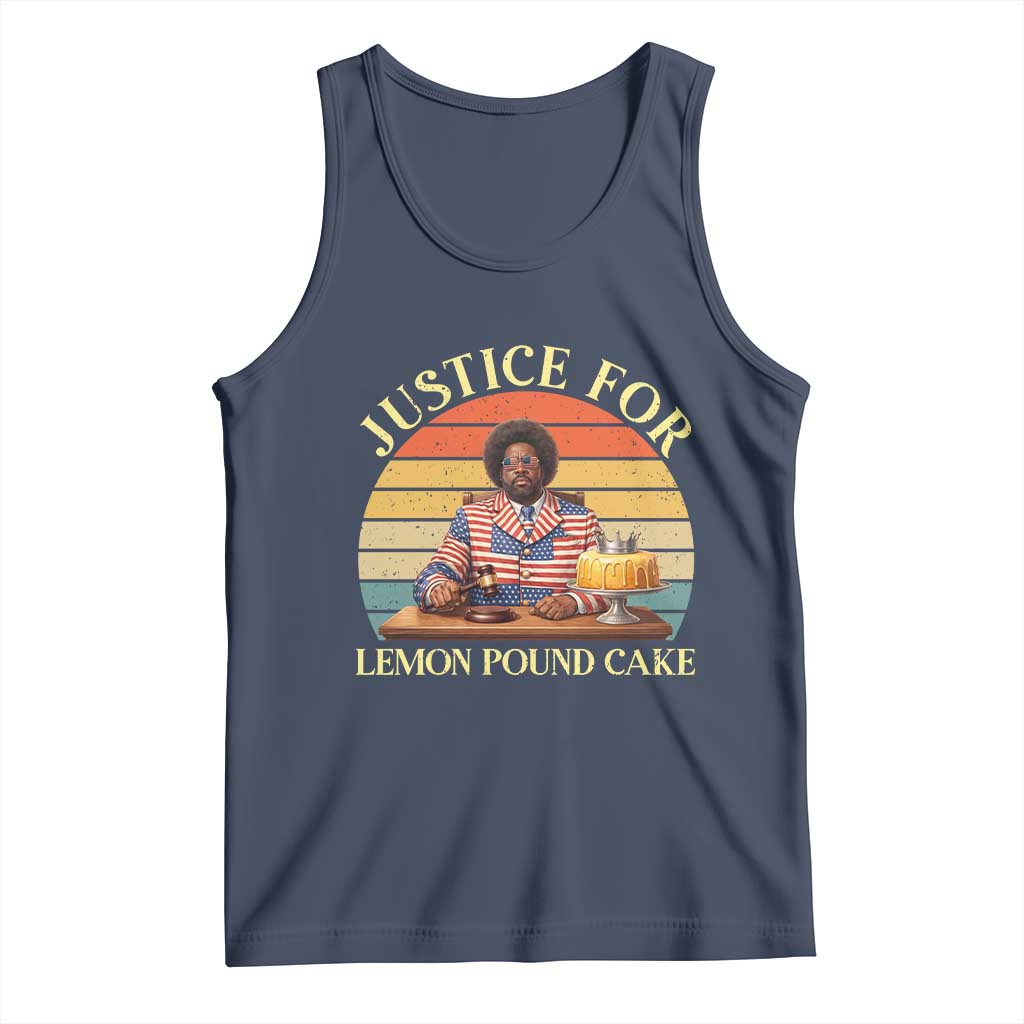 Justice For Lemon Pound Cake Tank Top Retro Rap Free Speech