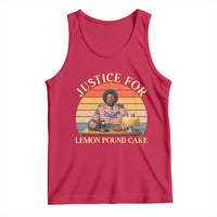 Justice For Lemon Pound Cake Tank Top Retro Rap Free Speech
