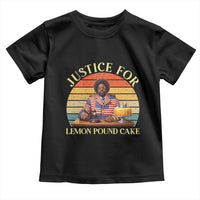 Justice For Lemon Pound Cake Toddler T Shirt Retro Rap Free Speech
