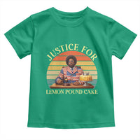 Justice For Lemon Pound Cake Toddler T Shirt Retro Rap Free Speech