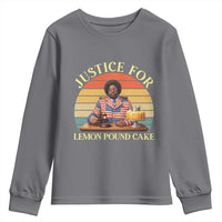 Justice For Lemon Pound Cake Youth Sweatshirt Retro Rap Free Speech