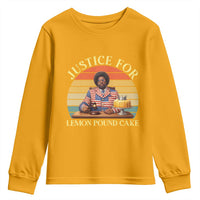 Justice For Lemon Pound Cake Youth Sweatshirt Retro Rap Free Speech