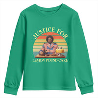 Justice For Lemon Pound Cake Youth Sweatshirt Retro Rap Free Speech