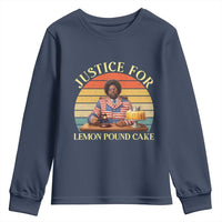 Justice For Lemon Pound Cake Youth Sweatshirt Retro Rap Free Speech