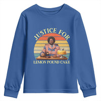 Justice For Lemon Pound Cake Youth Sweatshirt Retro Rap Free Speech