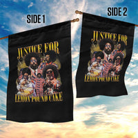 Justice For Lemon Pound Cake Bootleg Graphic Garden Flag Retro Rap Free Speech