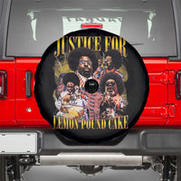 Justice For Lemon Pound Cake Bootleg Graphic Spare Tire Cover Retro Rap Free Speech