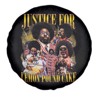 Justice For Lemon Pound Cake Bootleg Graphic Spare Tire Cover Retro Rap Free Speech