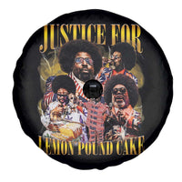 Justice For Lemon Pound Cake Bootleg Graphic Spare Tire Cover Retro Rap Free Speech