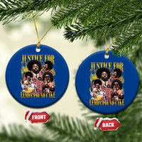 Justice For Lemon Pound Cake Bootleg Graphic Ceramic Ornament Retro Rap Free Speech