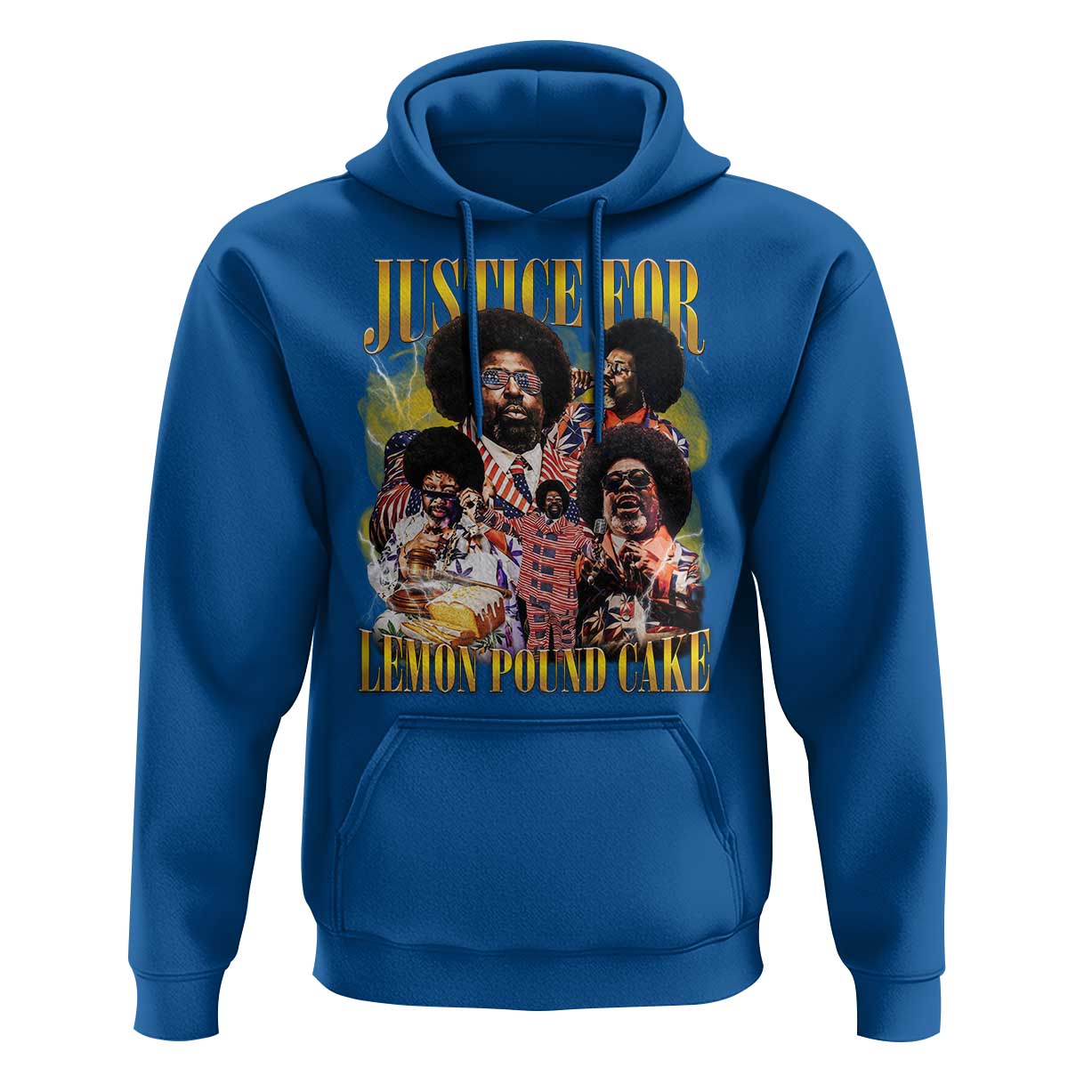 Justice For Lemon Pound Cake Bootleg Graphic Hoodie Retro Rap Free Speech