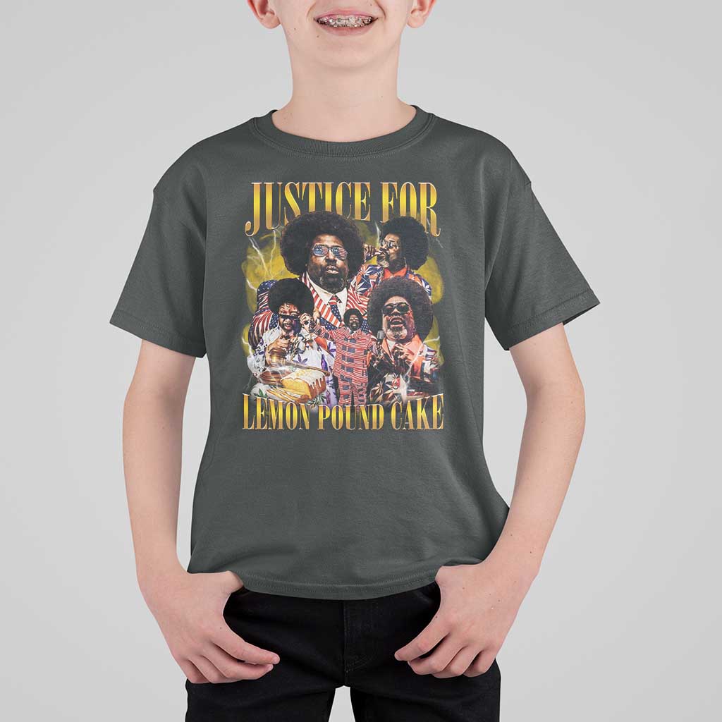 Justice For Lemon Pound Cake Bootleg Graphic T Shirt For Kid Retro Rap Free Speech