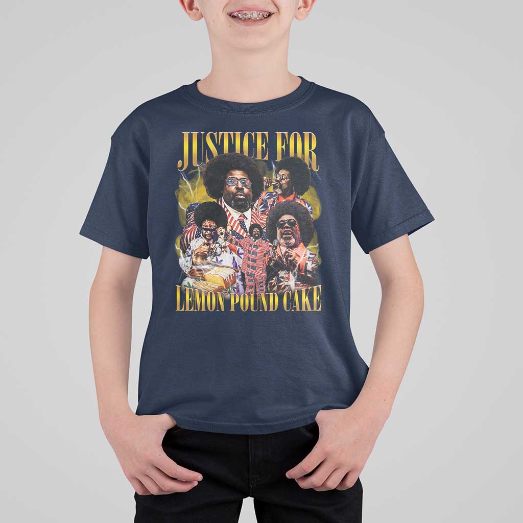 Justice For Lemon Pound Cake Bootleg Graphic T Shirt For Kid Retro Rap Free Speech